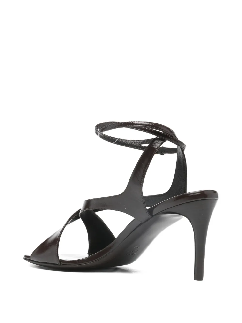 KHAITE Liria ankle strap sandal Bruin