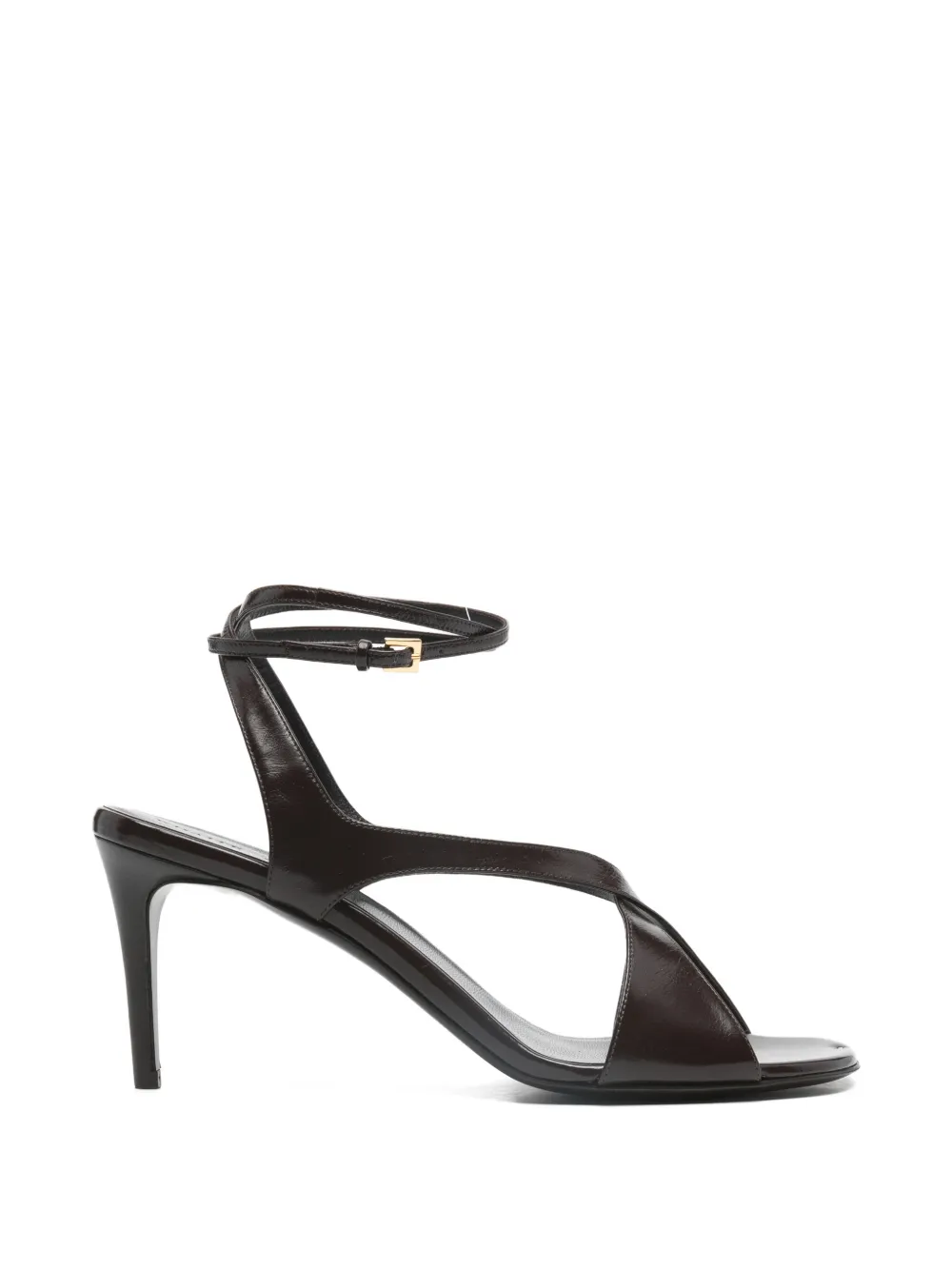 KHAITE Liria ankle strap sandal Bruin