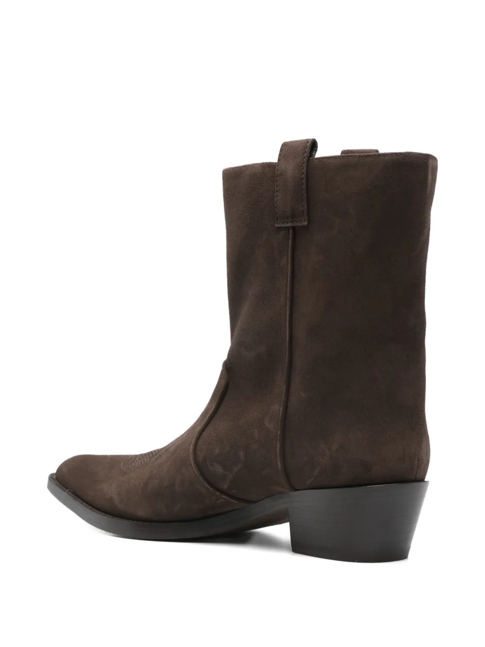 KHAITE Clive ankle boots Bruin