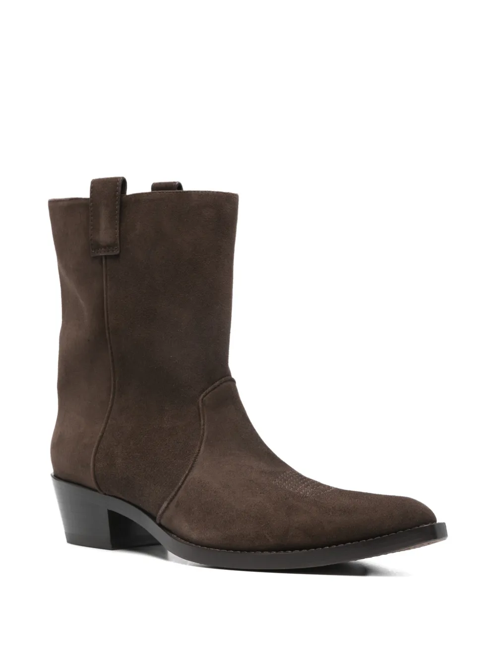KHAITE Clive ankle boots Bruin