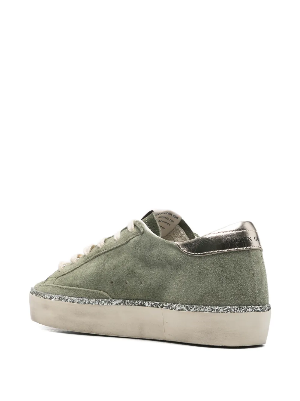 Golden Goose Hi Star suède sneakers Groen