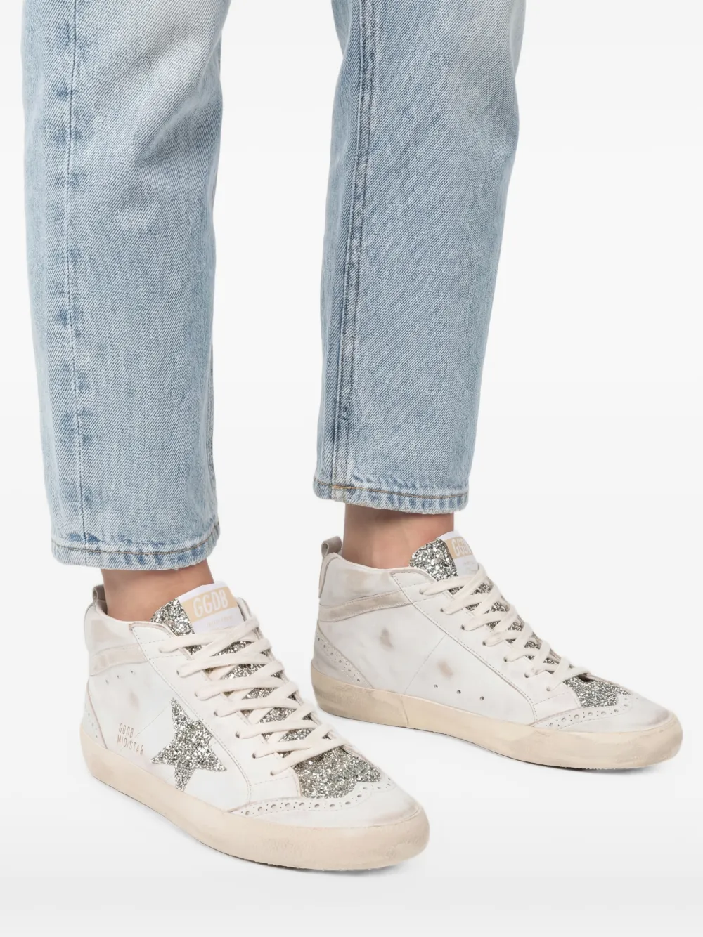 Golden Goose Mid Star sneakers Beige