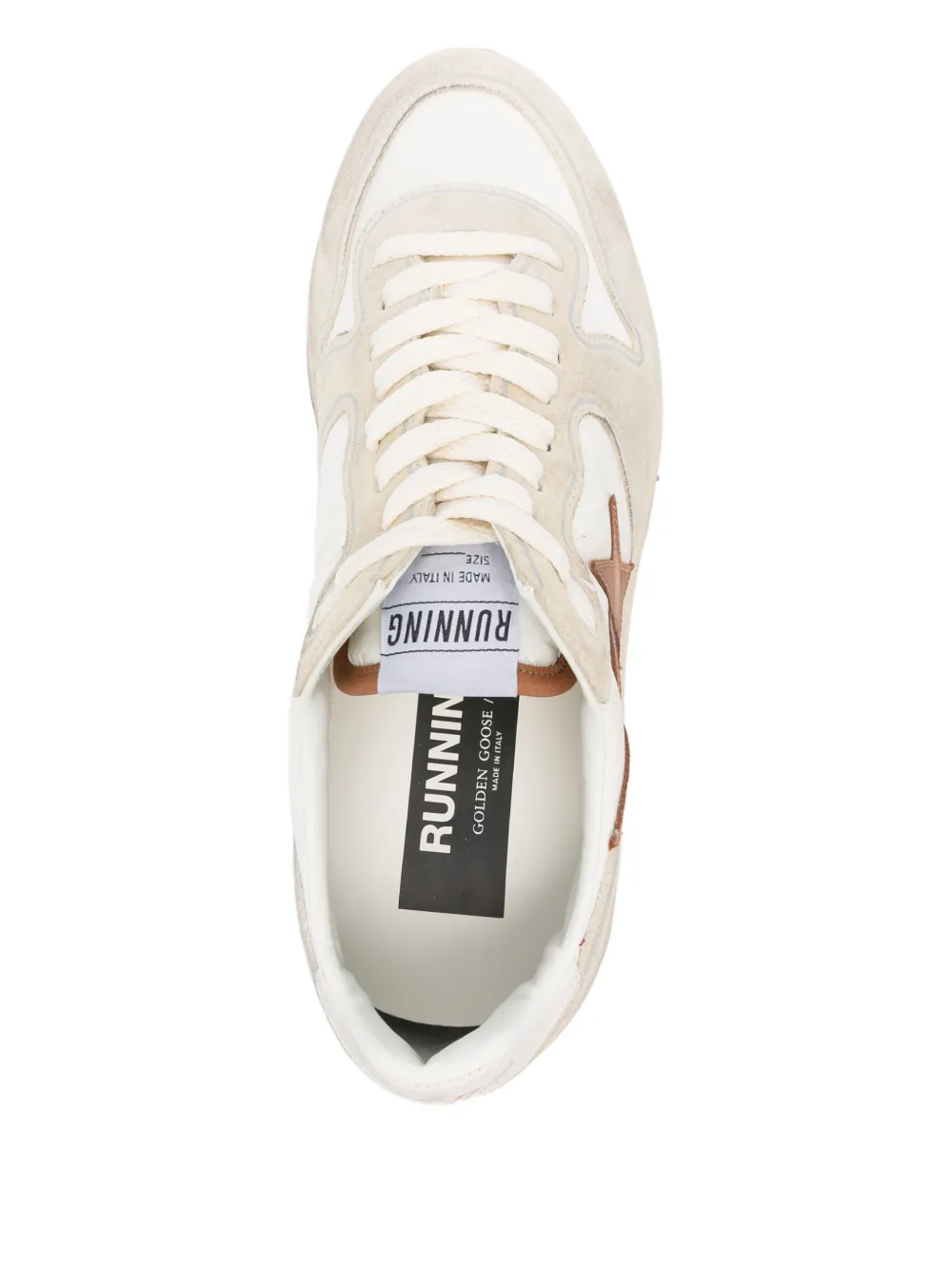 Golden Goose Running Sole Sneakers In Neutral