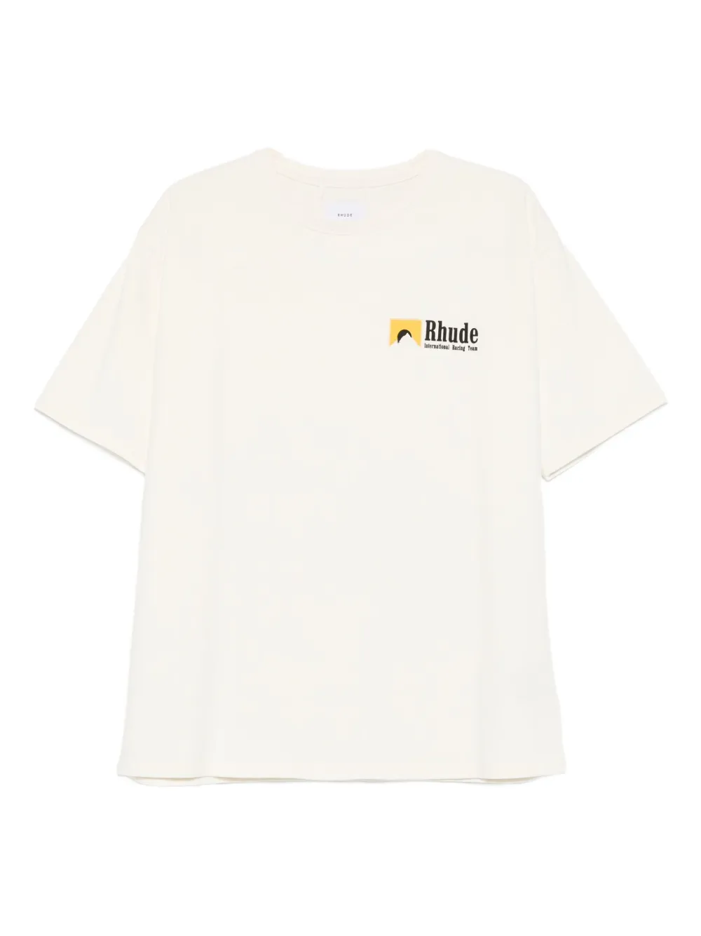 RHUDE logo short-sleeve T-shirt - Toni neutri