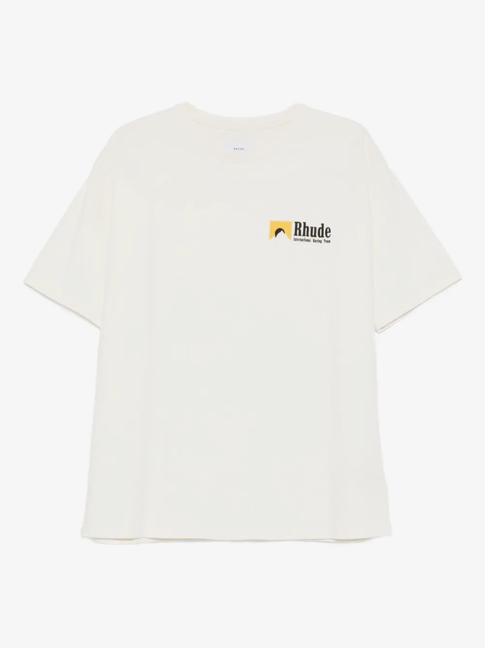 RHUDE logo short-sleeve T-shirt | Neutrals | Image 1