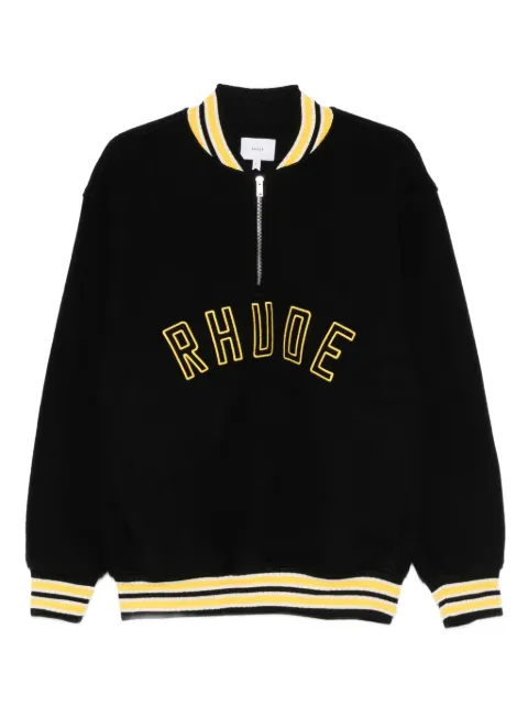 RHUDE Sweatshirt mit Reißverschluss
