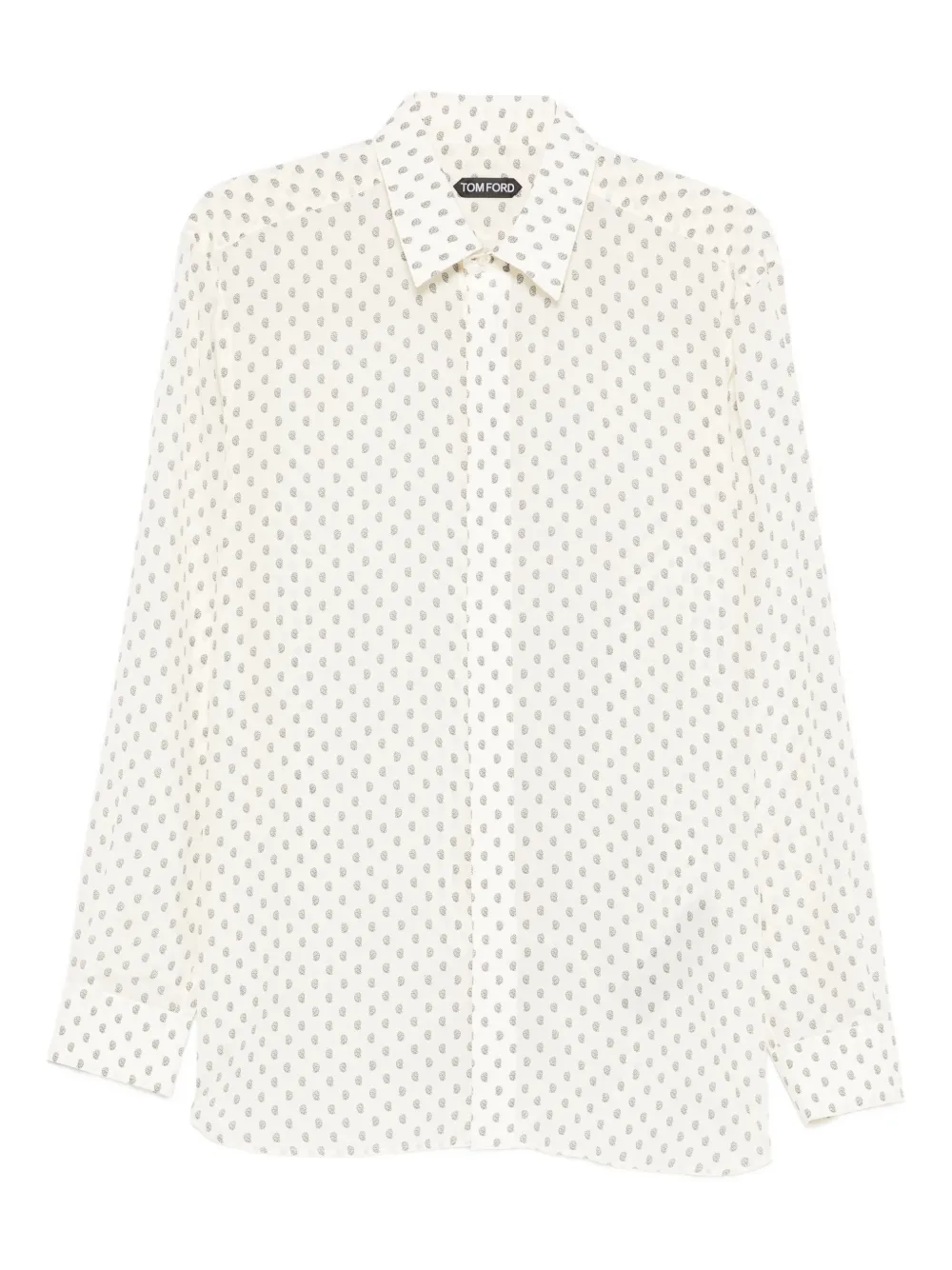 TOM FORD camisa con estampado de cachemira | blanco | Image 1