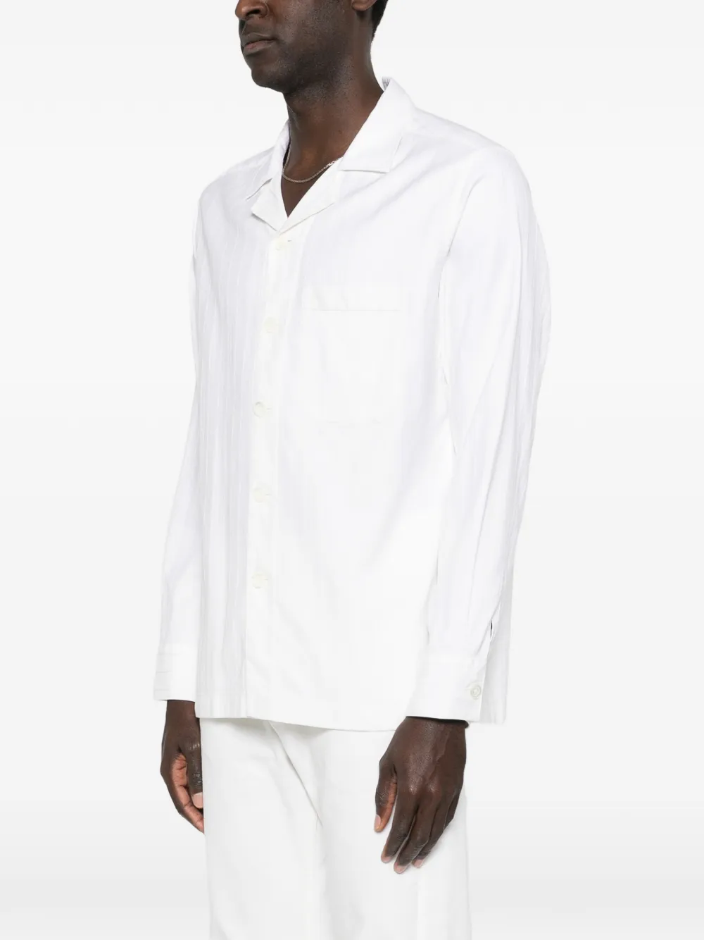 Tom Ford Herringbone Shirt - White 