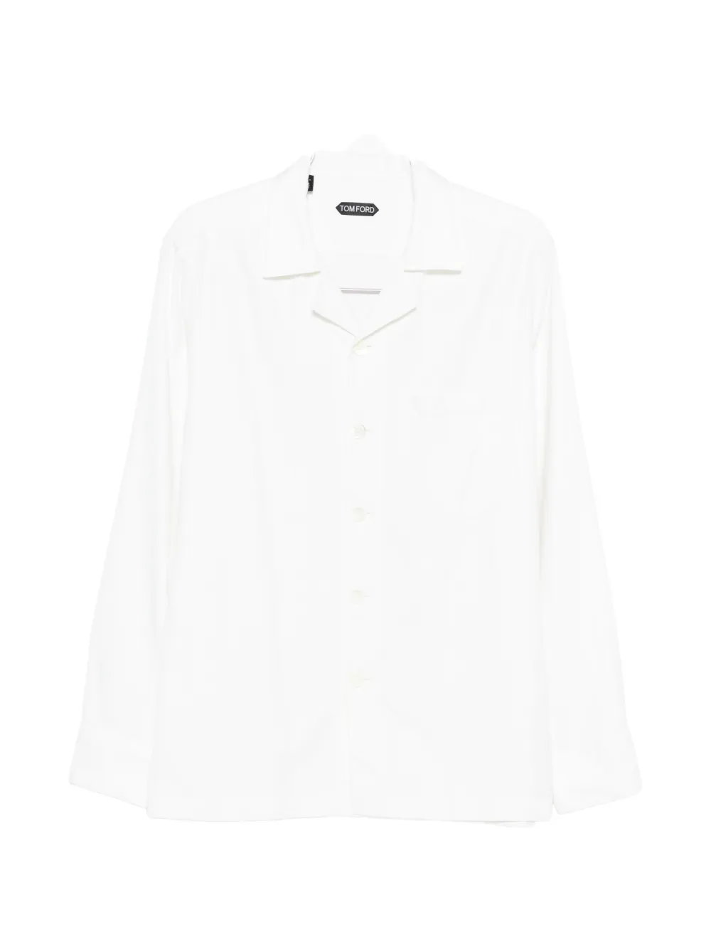 TOM FORD herringbone shirt - Bianco