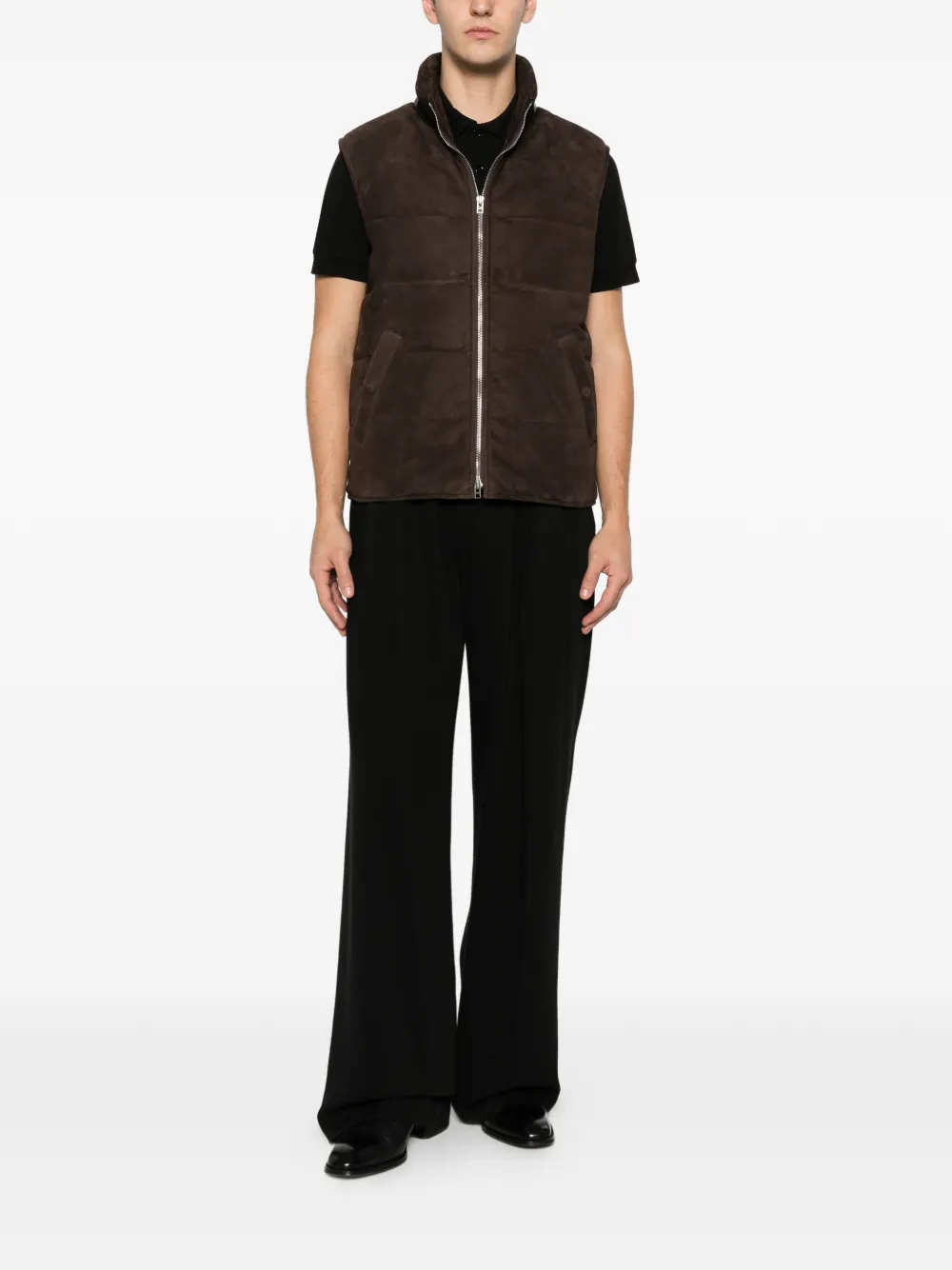 TOM FORD short-sleeve polo shirt - Zwart