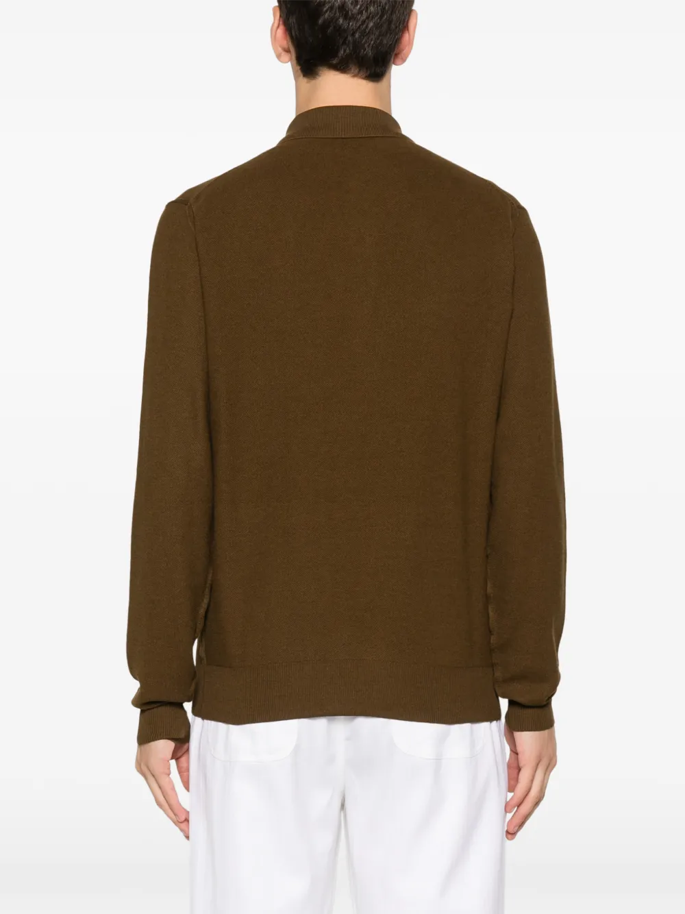 TOM FORD Poloshirt met lange mouwen Bruin