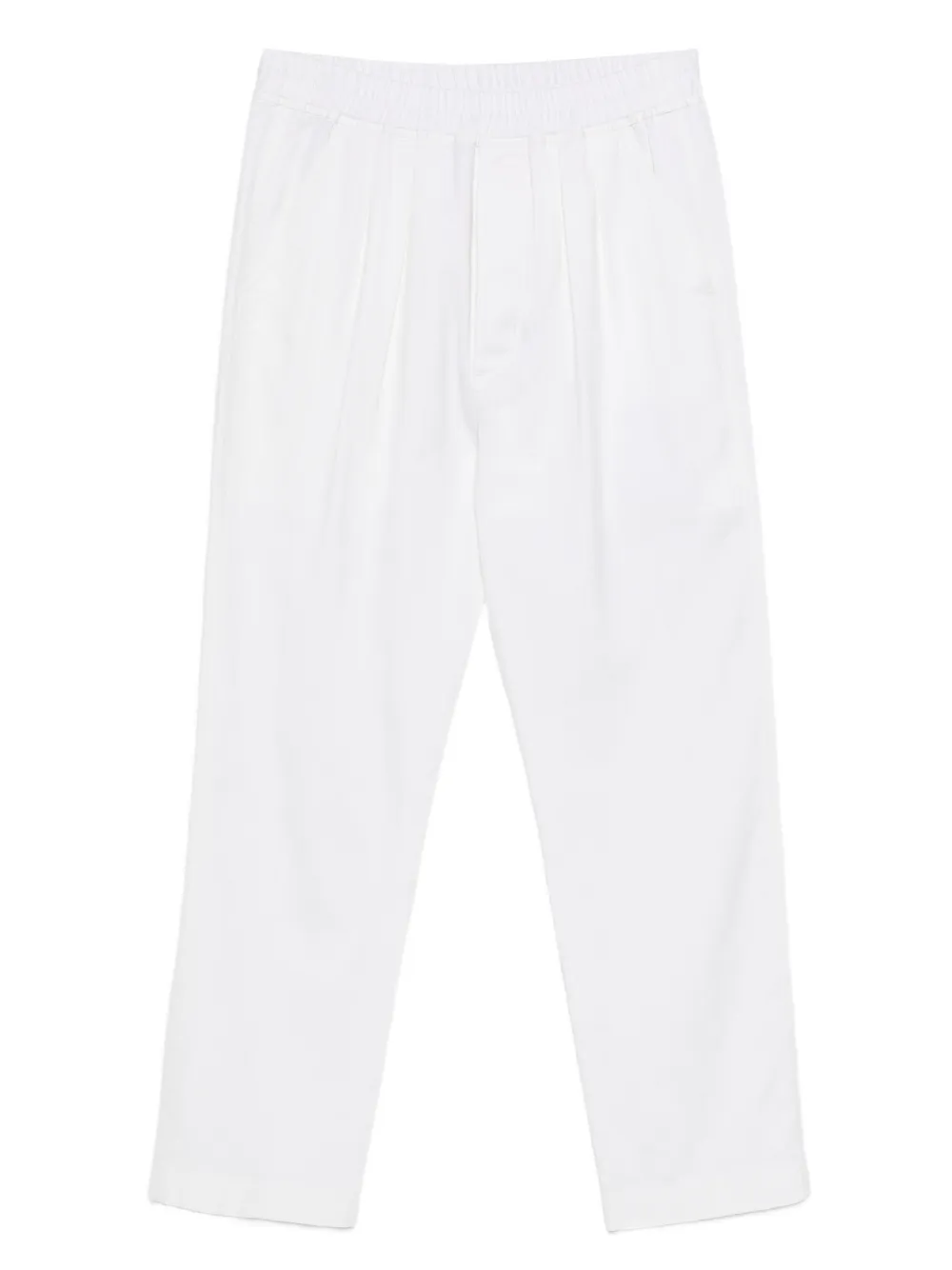 TOM FORD stripe-pattern pleated trousers | White | Image 1