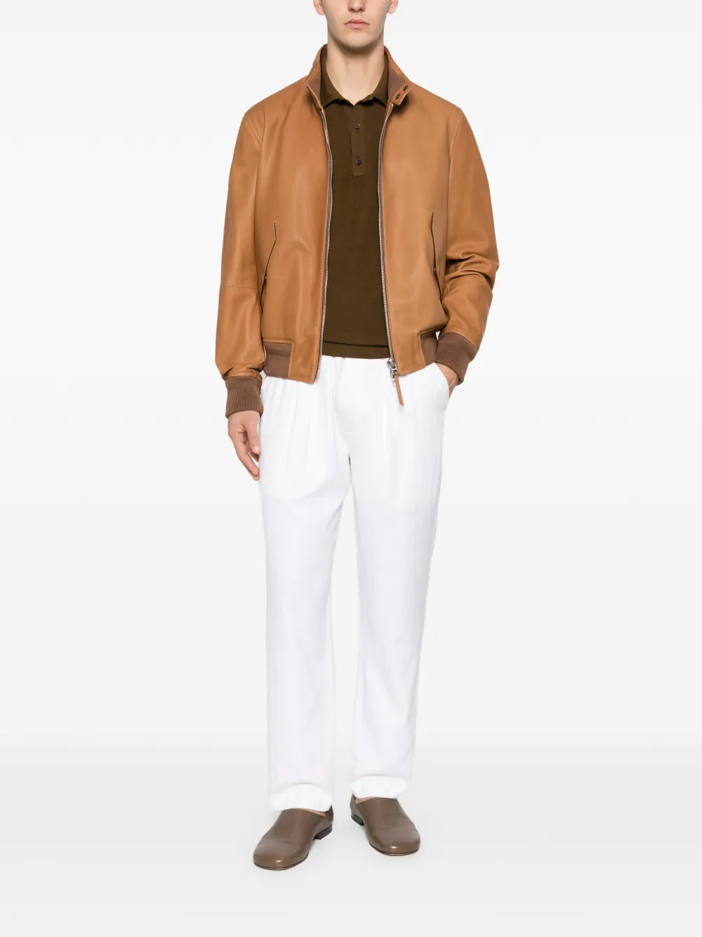 TOM FORD stripe-pattern pleated trousers | Regular-Fit & Straight Leg Pants | Image 2