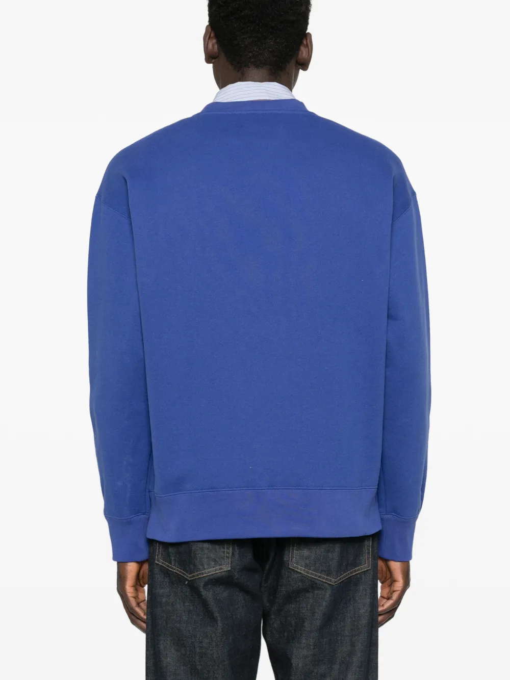 Valentino Garavani Overhemd met panterprint Blauw
