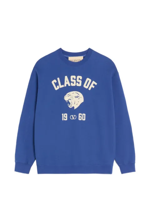 Valentino Garavani panther-print cotton sweatshirt