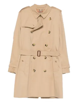 Burberry Camden raglan-sleeve Coat | Neutrals | FARFETCH