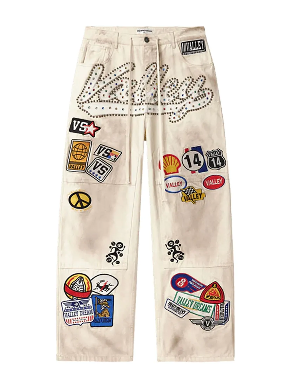 Vale 1980s Painters shorts - Beige