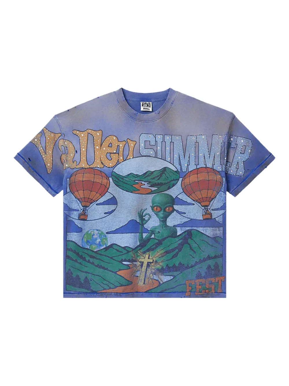 Vale playera Summer Slam | azul | Image 1