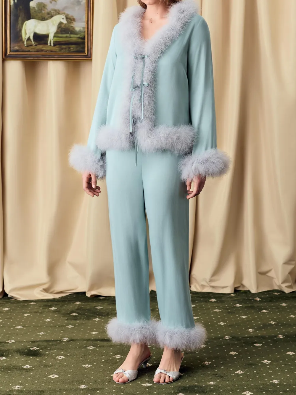 Sleeper Venus in Love broek Blauw