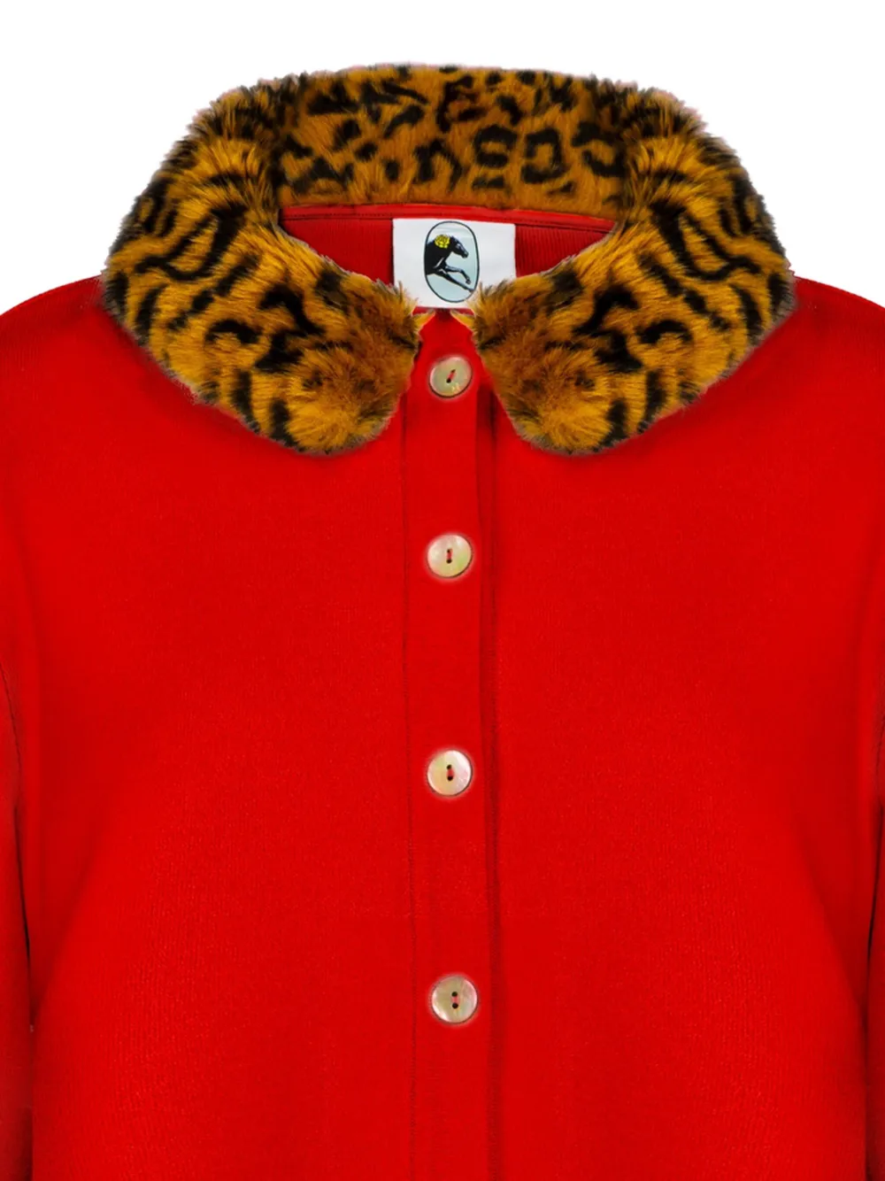 Sleeper Carmela animal-print collar cardigan | Cardigans | Image 2