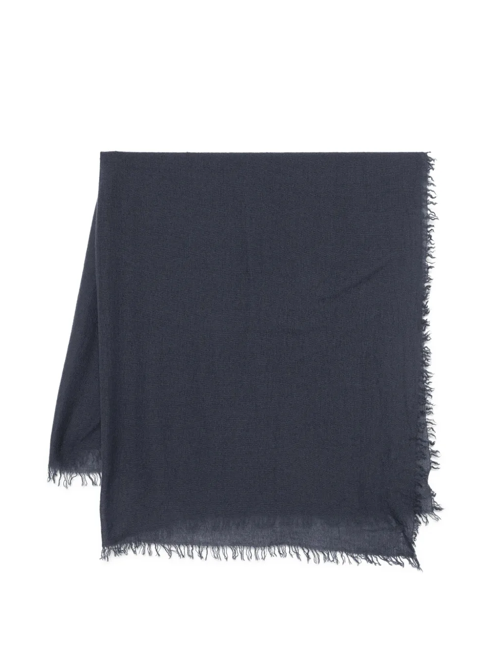 Faliero Sarti New chris fringed scarf - Blu