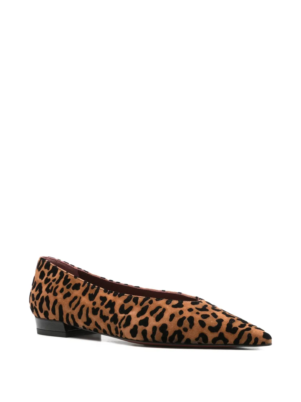 Roberto Festa Ballerina's met luipaardprint - Bruin