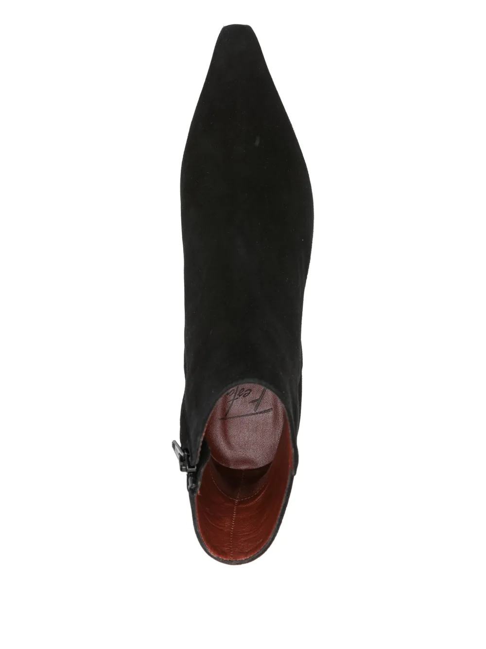 Roberto Festa Suede Ankle Boots In Black