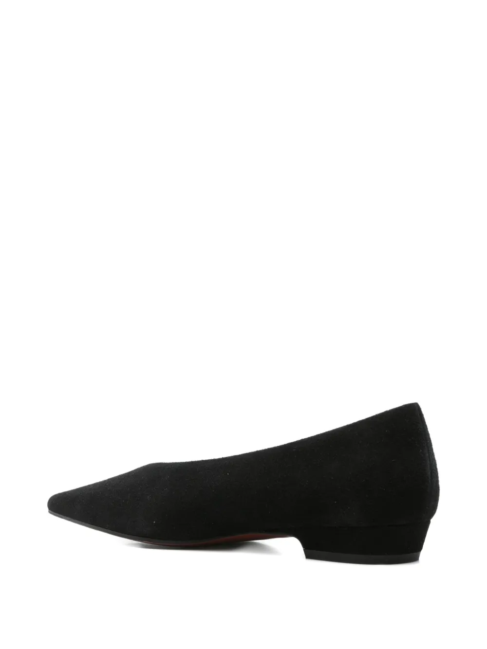 Roberto Festa Pointed-toe Ballet Flats In Black