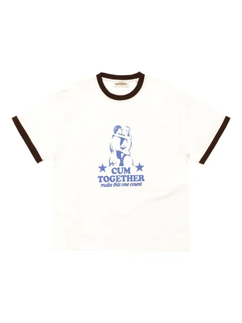 CARNE BOLLENTE Ringer T-shirt met print