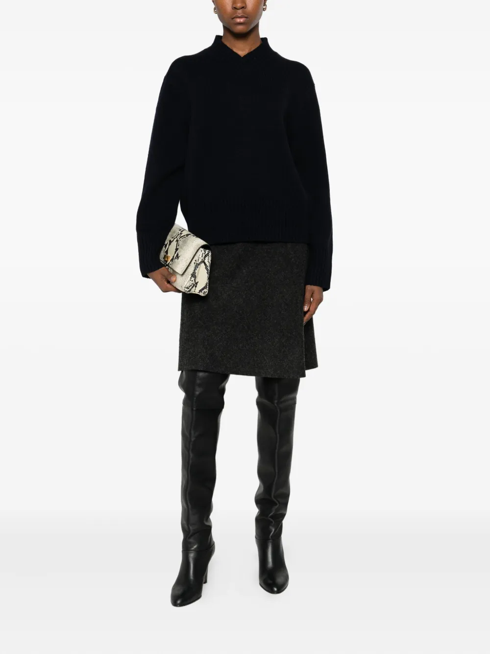 Vanessa Bruno V-neck Sweater In Black