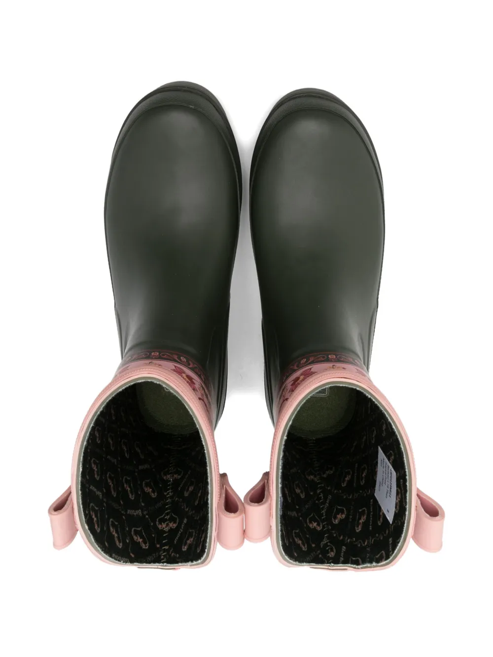 Barbour x Farm Rio Thais rain boots Groen