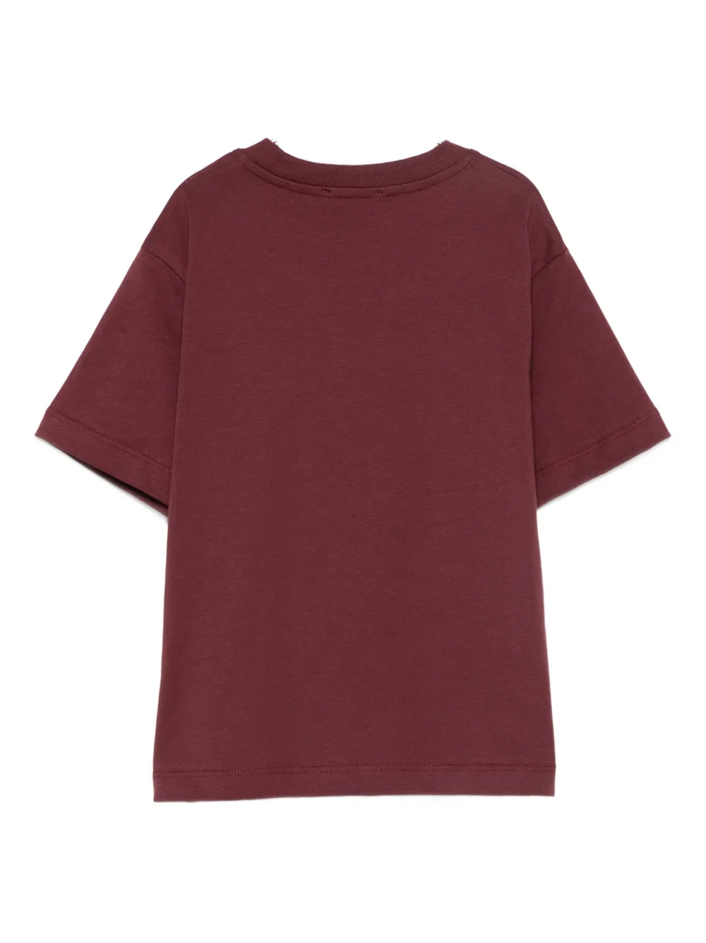 Laneus Logo-embroidered T-shirt In Red