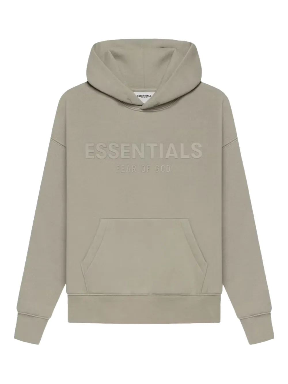 FEAR OF GOD ESSENTIALS KIDS logo-detail hoodie | Green | Image 1