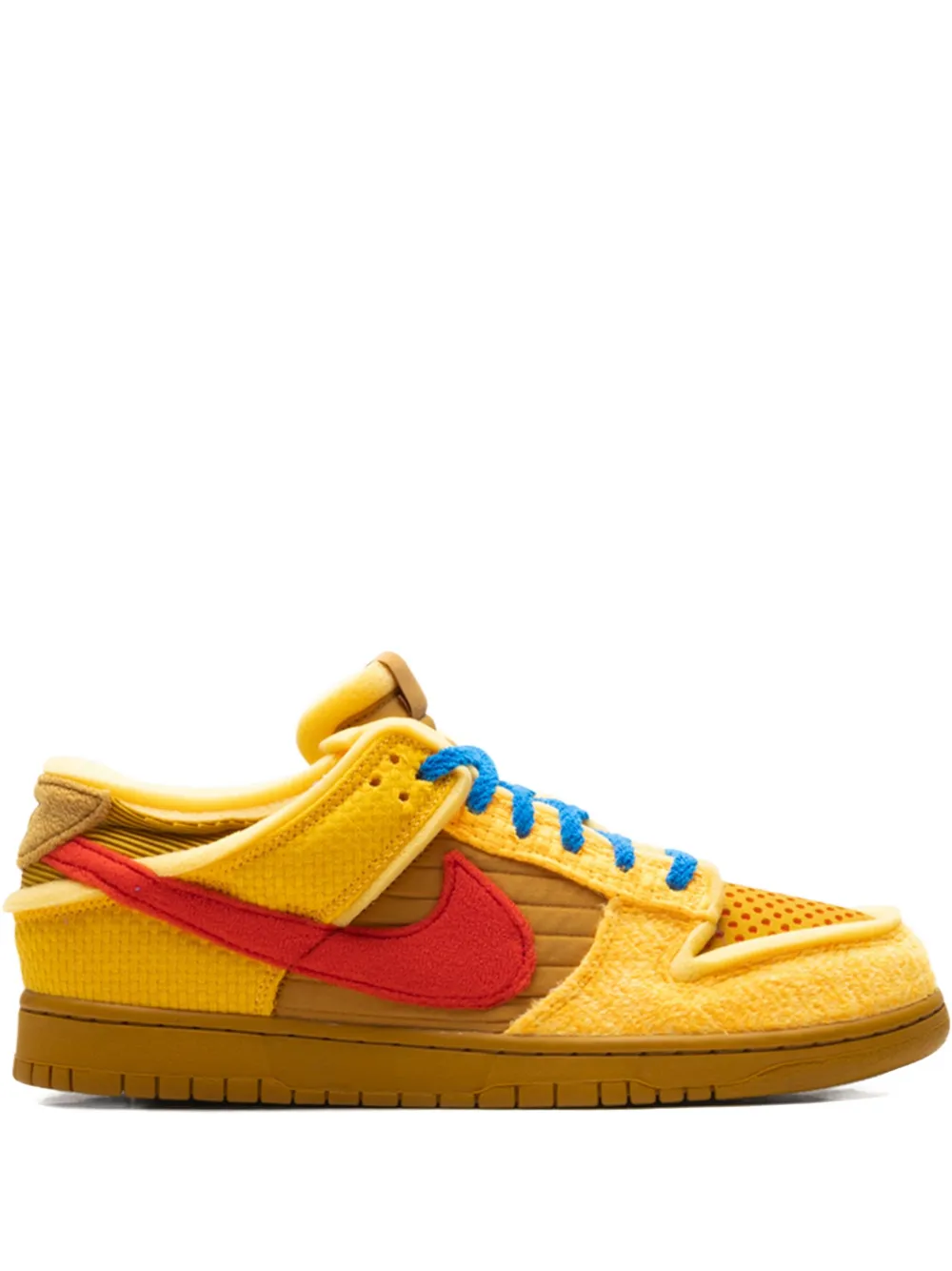Nike x CPFM "Swamp Sponge" Dunk Low sneakers Geel