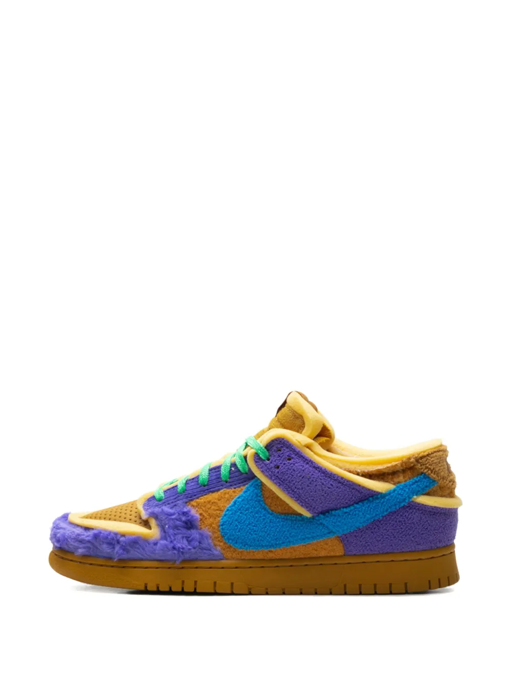 Nike x CPFM "Swamp Sponge" Dunk Low sneakers Geel