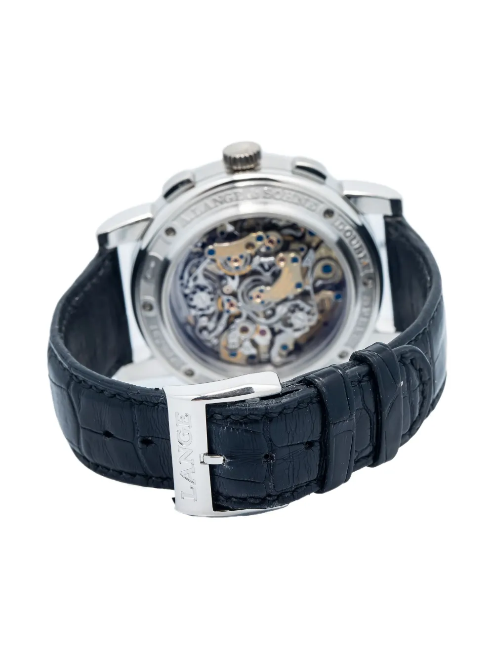 Pre-owned A. Lange & Sohne Double Split 43mm In Black