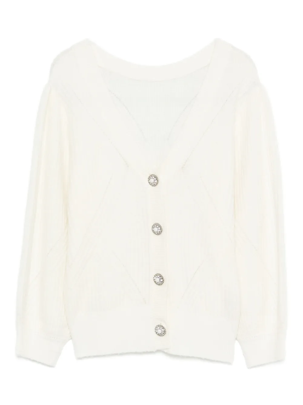 suncoo v-neck cardigan | White | Image 1