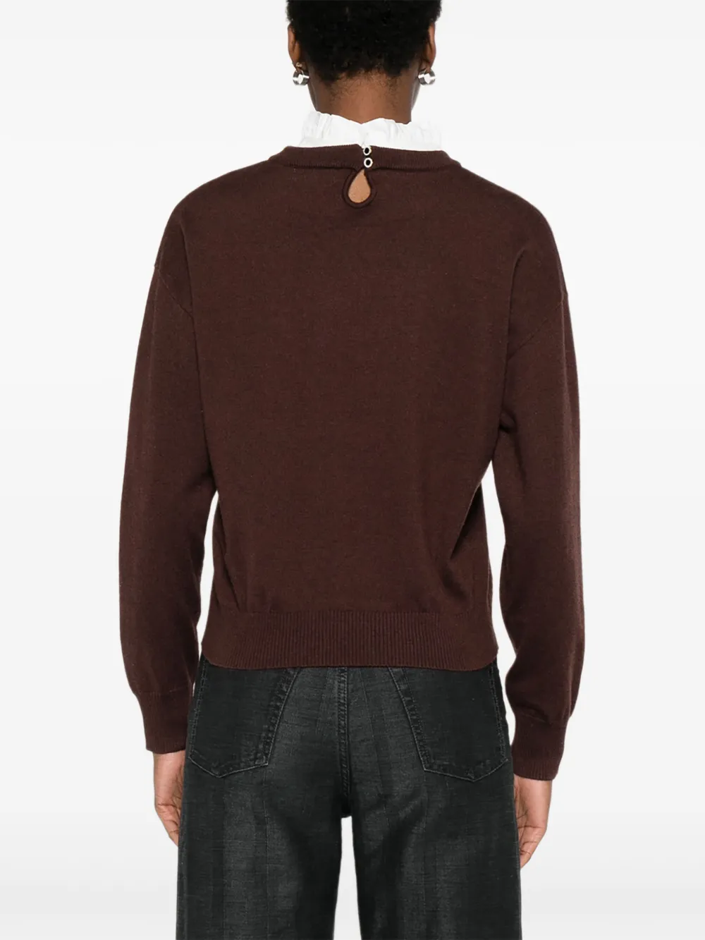 suncoo Gelaagde trui Bruin