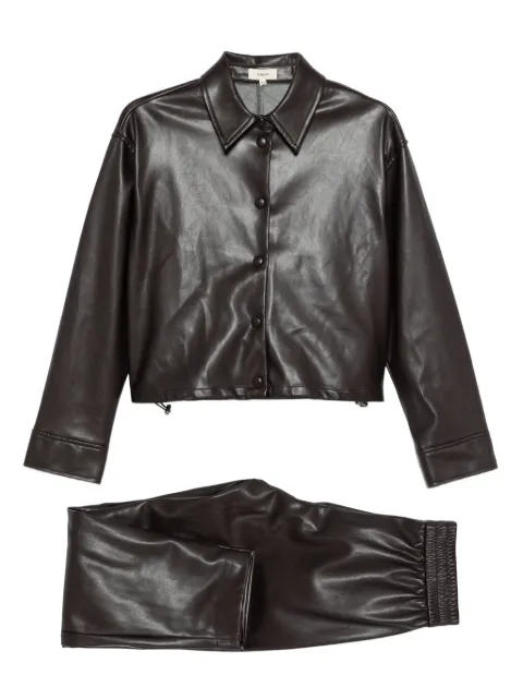 suncoo faux-leather trousers (set of two)