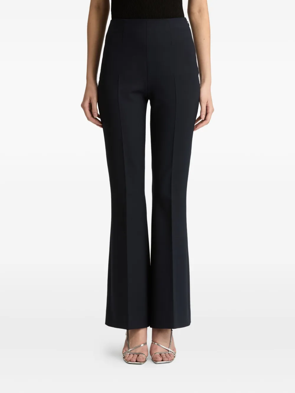 Oscar De La Renta High-waisted Trousers In Black