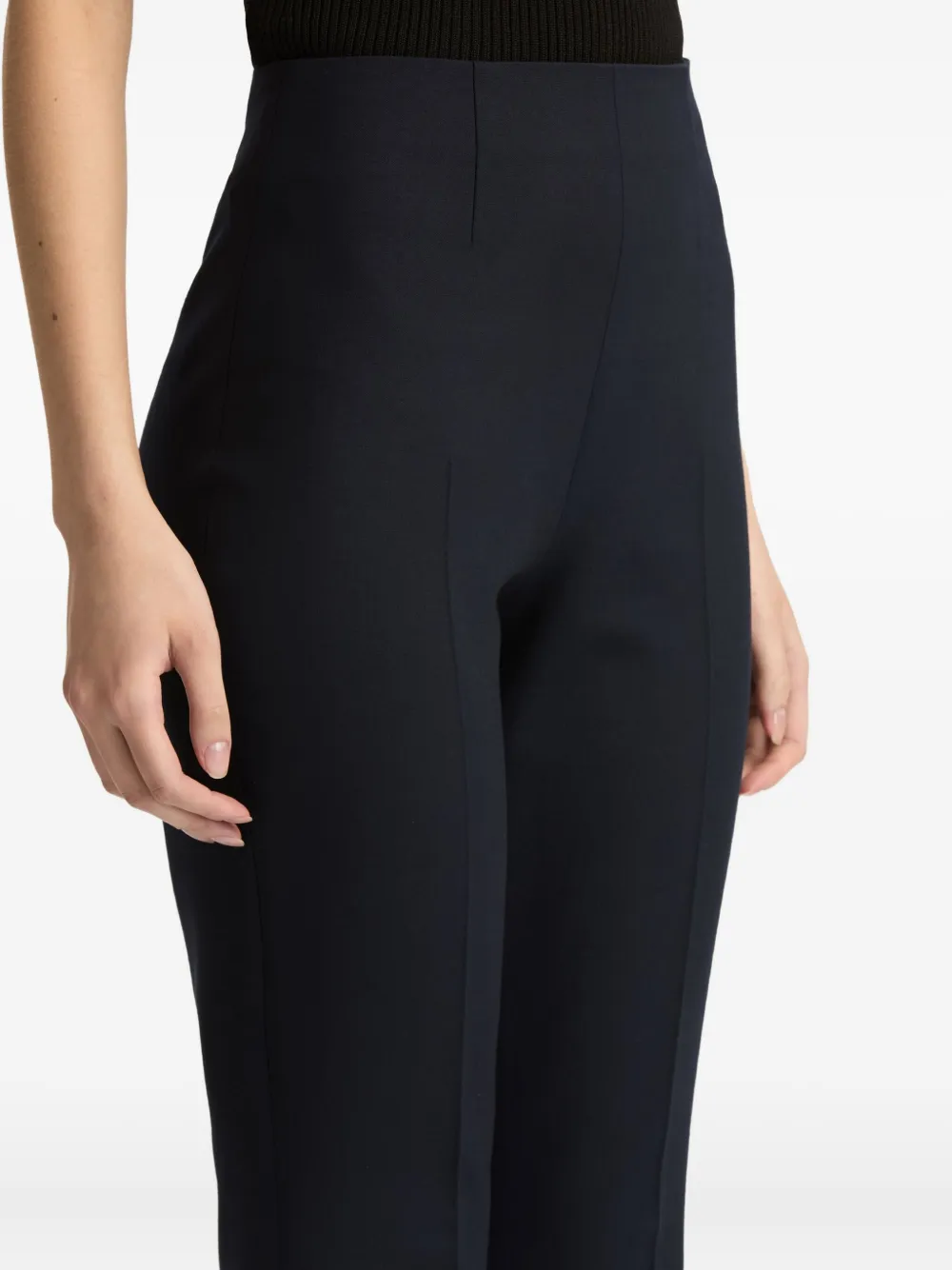 Oscar De La Renta High-waisted Trousers In Black
