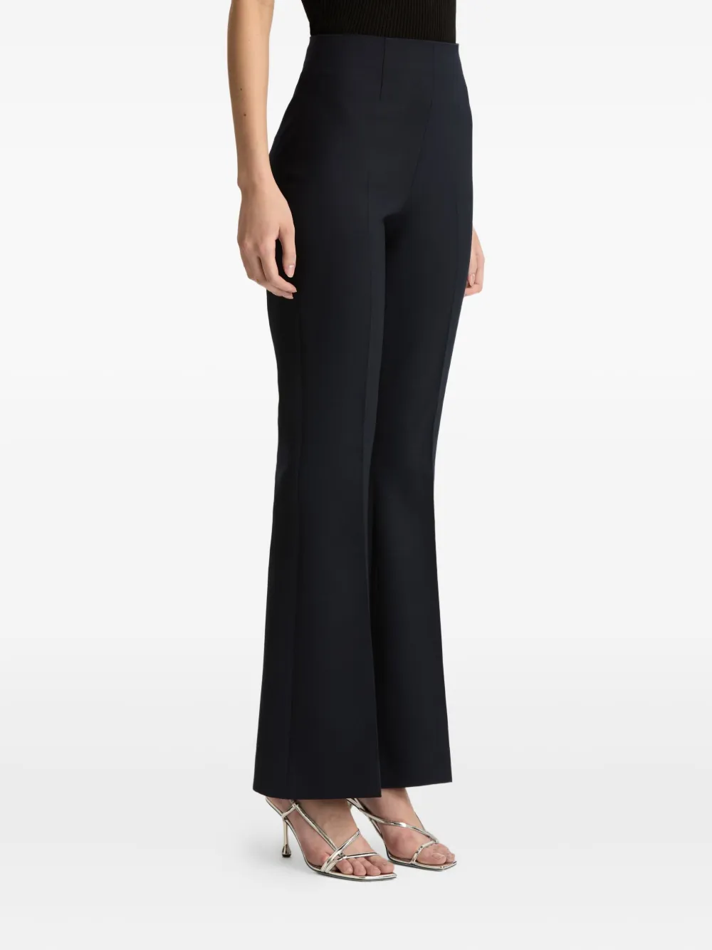 Oscar De La Renta High-waisted Trousers In Black