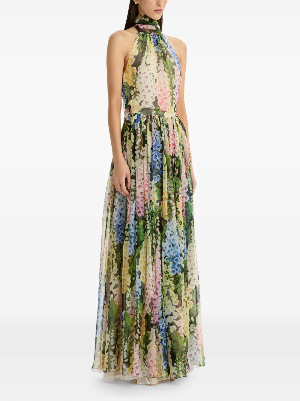 Foxglove Chiffon Gown