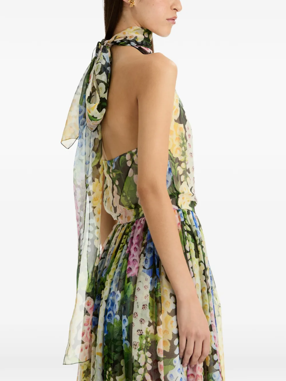 Foxglove Chiffon Gown