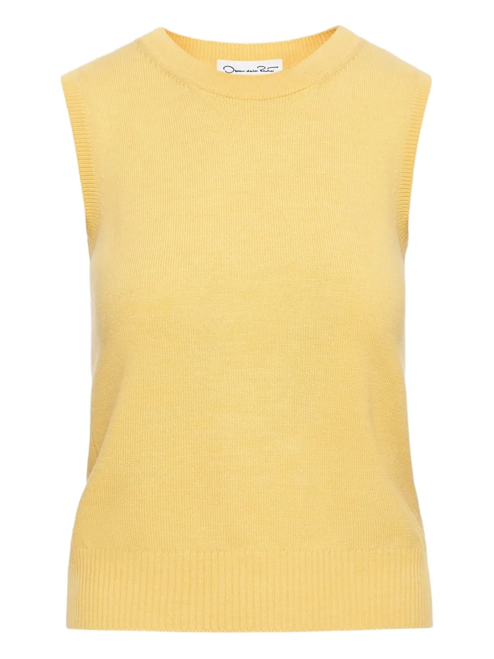 Oscar de la Renta Top in lana vergine - Giallo