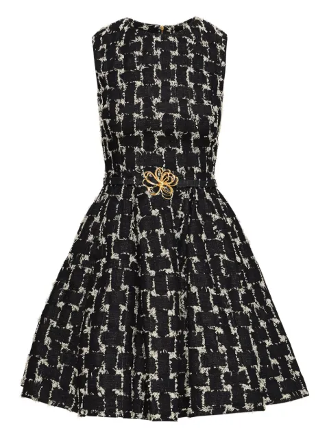 Oscar de la Renta woven jacquard mini dress