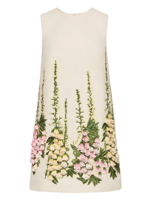 sachin and babi light blue dress Oscar de la Renta Jewel Embellished Cocktail Dress main image 1