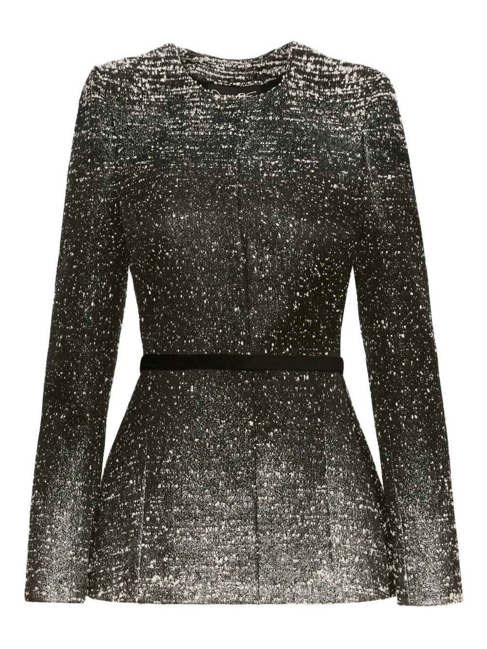 Oscar de la Renta Ombré Bouclé jacket | Black | Image 1