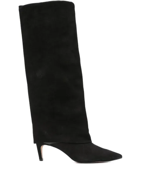 CARRANO 60mm suede knee-high boots