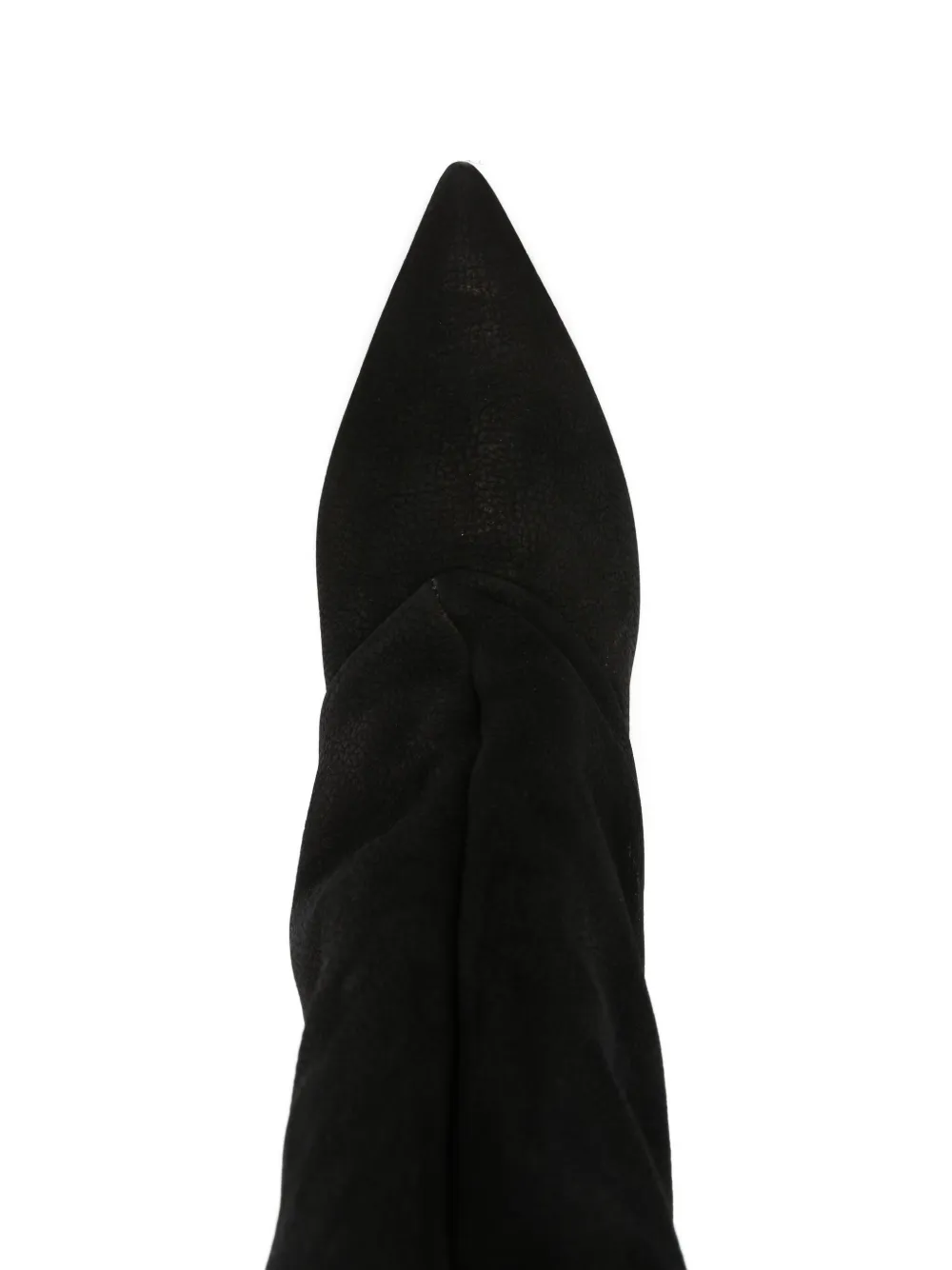 Carrano 60mm Suede Knee-high Boots In Black